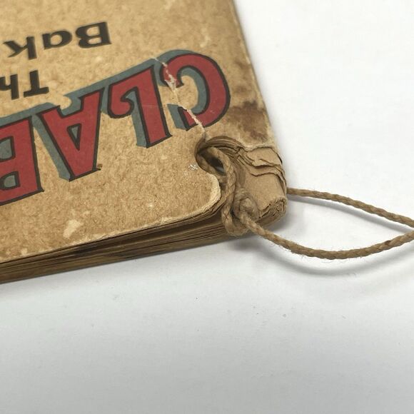 Vintage Clabber Girl Baking Powder Recipe Booklet Note Book with Writing In It - Picture 9 of 11